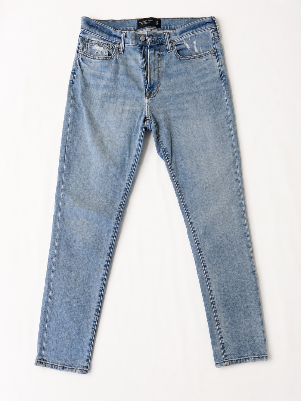 Abercrombie & Fitch Athletic Skinny Jeans Men’s 31x30 Light Wash